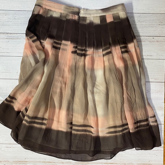 NWOT Designer | Theory | Ombré Silk Pleated Skirt - Picture 8 of 9